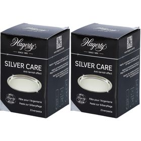 Hagerty® Silver Care Pâte d'entretien pour l'argent avec protection contre le ternissement - éponge incluse