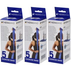 TheraBand 2,5 m – Blau – Extra stark mit Tasche