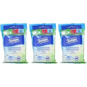 Tempo Lingettes Hygiène des Mains - Nettoyage pratique en déplacement