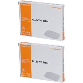 ALLEVYN THIN Pflaster Hydrozellulares selbsthaftendes Pflaster 5 x 6 cm