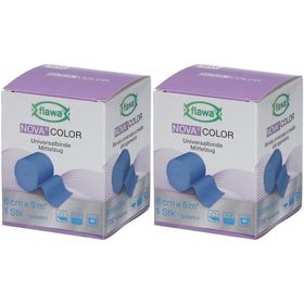 flawa® Nova Nova Couleur Bleu 6 cm x 5 m