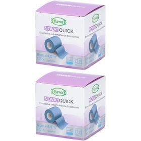 FLAWA Nova Quick Entlastungsstützband 6 cm x 4,5 m blau