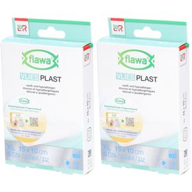 flawa® Vlies Plast Pansement doux et hypoallergéniques 10 x 15 cm