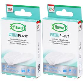 flawa® Vlies Plast Weiches, hypoallergenes Pflaster 7,5 x 5 cm