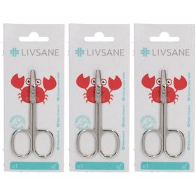 LIVSANE® Babyschere mit abgerundeten Klingen