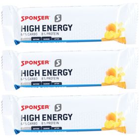 SPONSER® HIGH ENERGY BAR Aprikose-Vanille