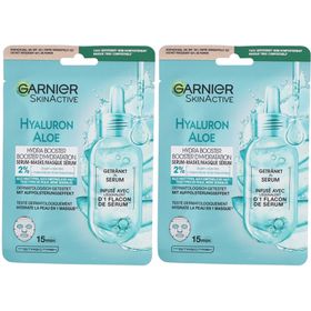 GARNIER Hydrabomb Masque Tissu Acide Hyaluronique et Aloe Vera