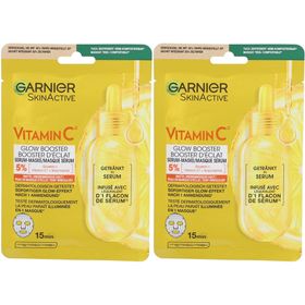 GARNIER Masque Tissu Serum Vitamine C