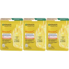 GARNIER Masque Tissu Serum Vitamine C