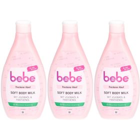 bebe® Lait pour le corps doux à l'huile de jojoba et au panthénol