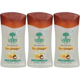 L'ARBRE VERT Douche huile écologique parfum fleur d'oranger