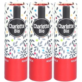 CHARLOTTE BIO Matter Lippenstift - Feigenrot