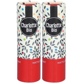 Charlotte Bio Lippenstift Matt Red Fig