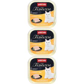 ANIMONDA Vom Feinsten Nourriture humide pour chats adultes à base de volaille et de veau