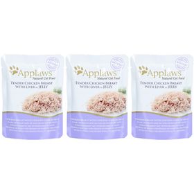 Applaws™ Thunfischfilet mit Garnelen in Brühe