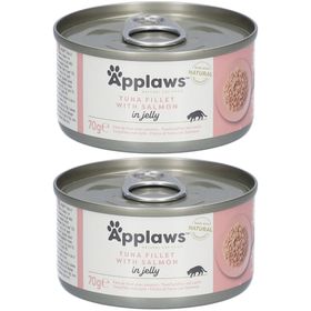 Applaws Filet de Thon et Saumon Chat Adulte - En Gelée Naturelle
