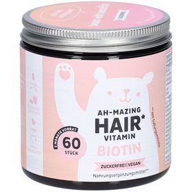 BEARS WITH BENEFITS Ah-Mazing Hair – Biotin Gummibärchen 60 Stück