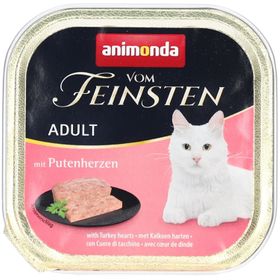 ANIMONDA Vom Feinsten Nassfutter für ausgewachsene Katzen auf der Basis von Truthahnherz