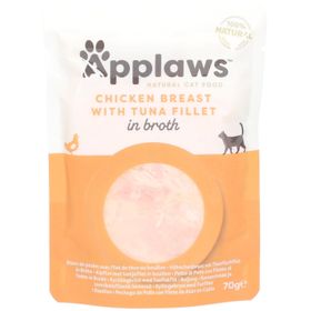 Applaws Huhn & Thunfisch Filet Adult Katze - Ergänzungsfuttermittel in Brühe