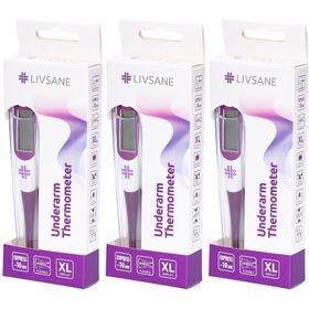 LIVSANE® Thermomètre axillaire flexible avec écran XL