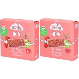 FruchtBar Bio Riegel Erdbeer Apfel Hafer Zuckerfrei Ab 12 Monate