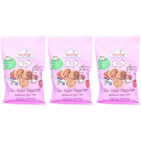 FruchtBar Bouchées Bio Avoine Fruits Rouges et Pomme Dès 12 Mois