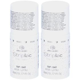 ALESSANDRO Striplac Vernis Top Coat Rosé Glitter