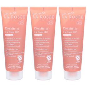 LA ROSÉE Dentifrice Bébé à la Fraise BIO