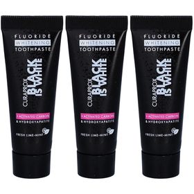 Curaprox® BLACK IS WHITE Dentifrice au charbon actif & fluorure