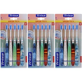 Trisa Feel Good Brosse à dents Soft – Pack de 5