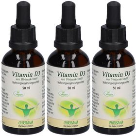 CHRISANA Vitamine D3 Vegan à l’Huile de Germe de Blé