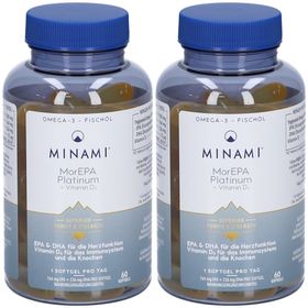 MINAMI MorEPA Platinum - Omega-3 + Vitamin D₃ für das Herz