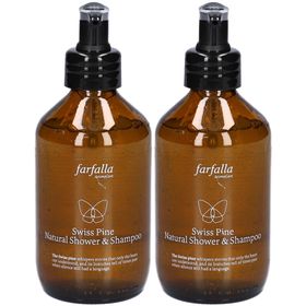 Farfalla Swiss Pine Natural Shower & Shampoo
