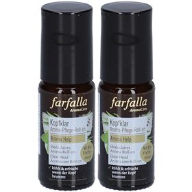 Farfalla AromaCare Roll-on Tête Claire à la Menthe Bio