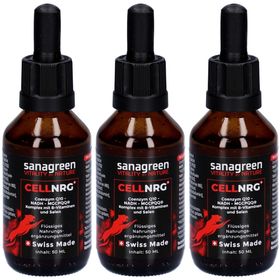 SANAGREEN CELLNRG – Coenzyme Q10, NADH, Vitamines B & Sélénium