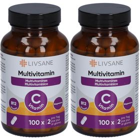 LIVSANE Multivitamines - Vitamines C, B12 & magnésium