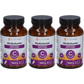 LIVSANE Multivitamines - Vitamines C, B12 & magnésium