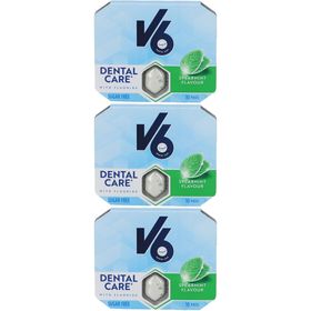 V6 Dental Care – Chewing-gum sans sucre à la menthe avec fluor