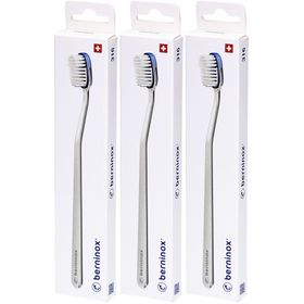 Berninox Brosse à dents 316 Bleu océan Medium