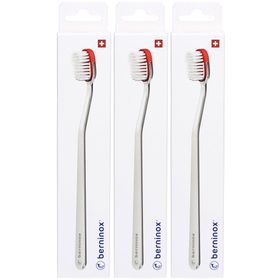 Berninox Brosse à dents 316 Rouge corail Medium