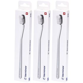 Berninox Brosse à dents 316 Noir profond Soft