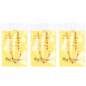 MAINARDI Natur Collier pour bébé en ambre naturel avec fermoire magnétique 32 cm