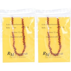 MAINARDI Natur Babykette aus Naturbernstein mit Magnetverschluss 32 cm