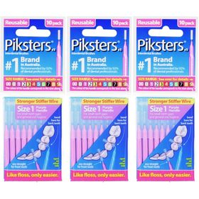 Piksters Brossettes interdentaires réutilisables Taille 1 – 10 pièces