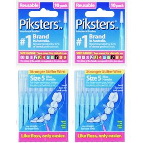 Piksters Brossettes interdentaires réutilisables Taille 5 – 10 pièces