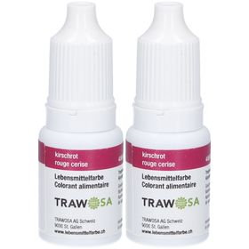TRAWOSA Colorant alimentaire rouge cerise