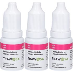 TRAWOSA Colorant alimentaire rose