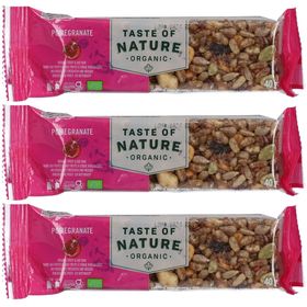 Taste Of Nature Barre de céréales bio au pomélo