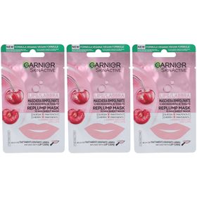 GARNIER Masque Tissu Lèvres Cerise & Panthénol