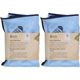 Ha-Ra® Star chiffon bleu 38x38 cm pour nettoyage universel